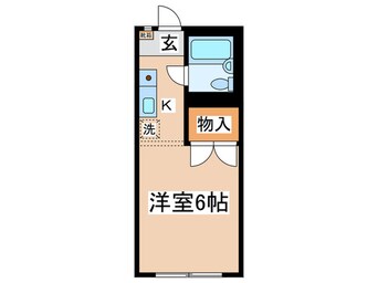 間取図 ｽﾁｭｰﾃﾞﾝﾄﾊﾟﾚｽ多摩ｾﾝﾀｰ