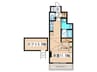 Ｌａ　ｆｏｎｔｅ 1Rの間取り