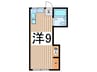 松本コーポ 1Rの間取り