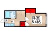 ウインビュ青柳 1Kの間取り