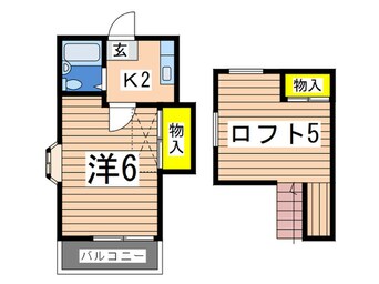 間取図 コ－ポミヨシ富岡