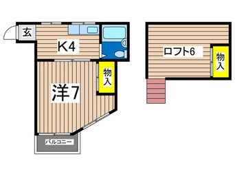 間取図 コ－ポミヨシ富岡