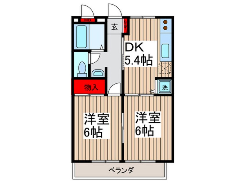 間取図 パティオおかむら