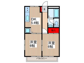 間取図 パティオおかむら