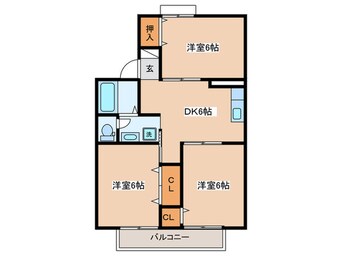 間取図 グレープ・シュラインＩ