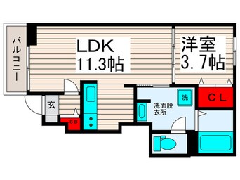 間取図 カ－サカルロッサ