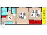 メゾンド・ミカミ 2Kの間取り