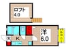 メゾンド・ミカミ 1Kの間取り