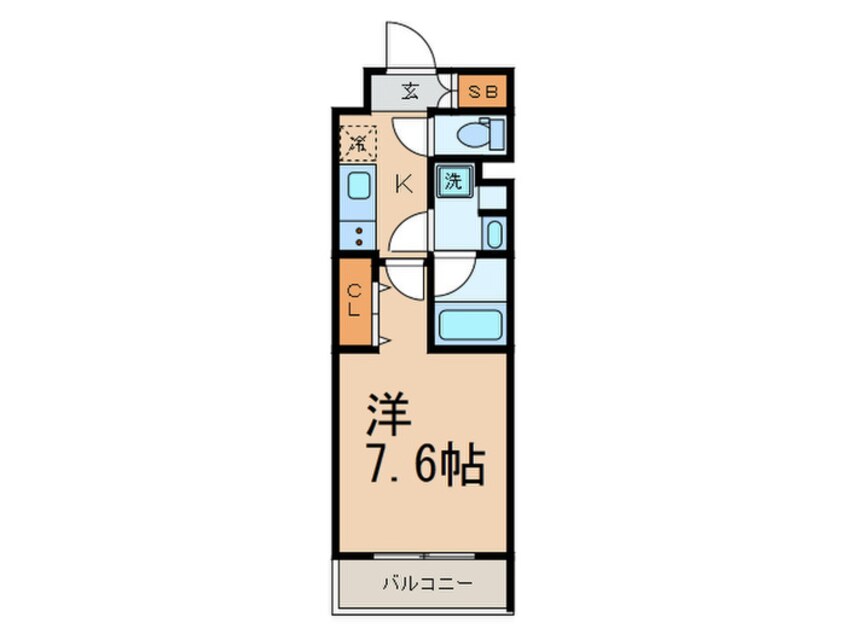 間取図 PREMIUM CUBE 世田谷#mo