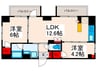 ﾌﾟﾗｲﾑｱｰﾊﾞﾝ西日暮里ﾌﾛﾝﾄ 2LDKの間取り