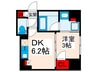 ﾌﾟﾗｲﾑｱｰﾊﾞﾝ西日暮里ﾌﾛﾝﾄ 1DKの間取り