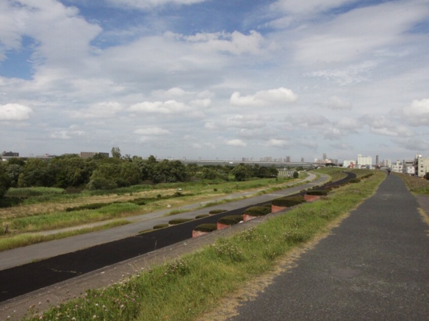 荒川河川敷(公園)まで600m ベルハイム浮間