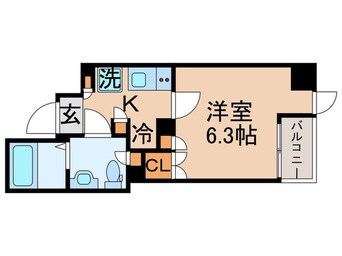 間取図 ｸﾞﾗﾝｽｲｰﾄ月島ﾘｴｰﾙ(703)