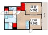 テラス・マホロバ 1LDKの間取り