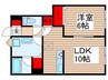 テラス・マホロバ 1LDKの間取り