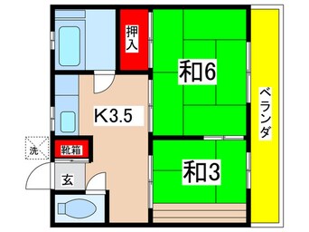 間取図 第二秋元荘