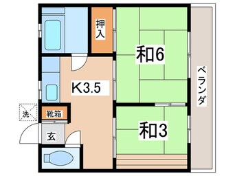 間取図 第二秋元荘