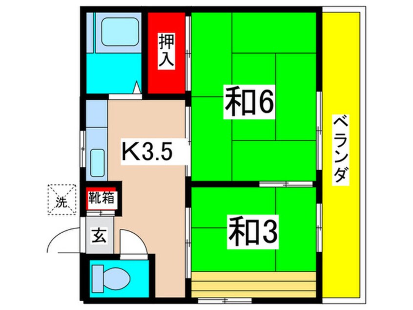 間取図 第二秋元荘