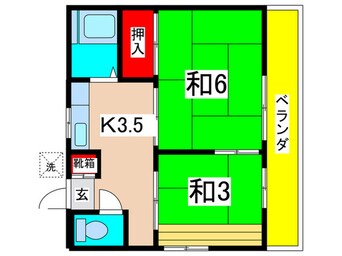 間取図 第二秋元荘