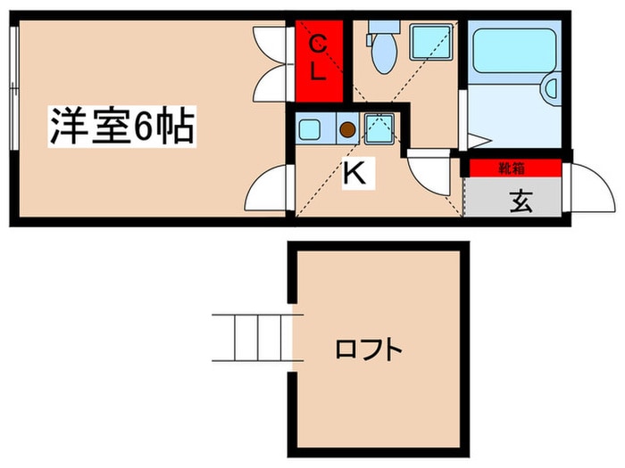 間取り図 マ・ピエス読売ランド伍番館