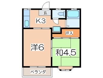 間取図 メゾンソレイユ