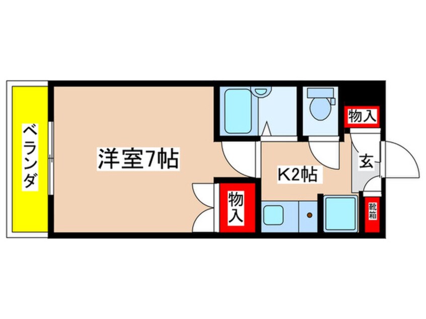 間取図 サンロイヤル