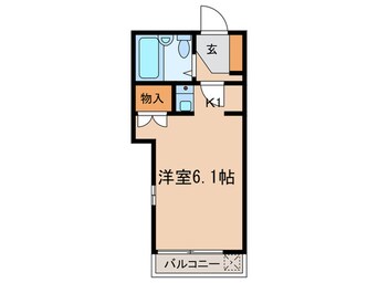 間取図 アベニ－ル赤堤