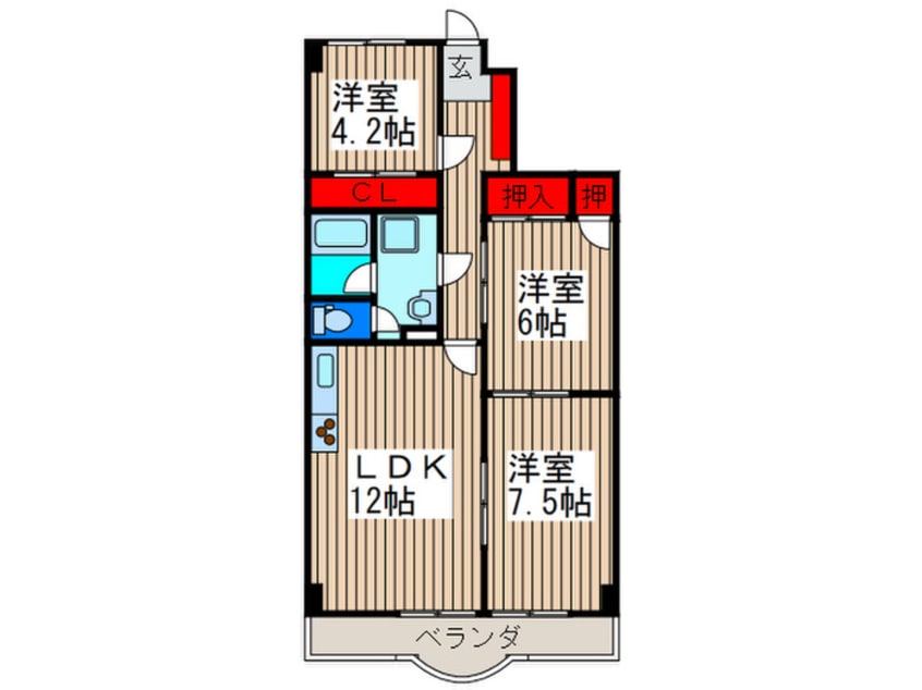 間取図 センチュリ－上尾