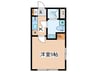 ＧＲＡＮＤ　ＶＩＬＬ南烏山 1Kの間取り