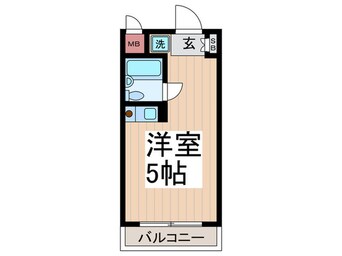 間取図 吉祥寺本町ビュ－ハイツ(２１１)