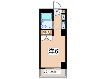 間取図 レガパレス相模原(206)