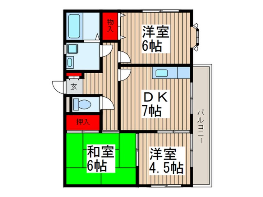 間取図 戸田ホームズ