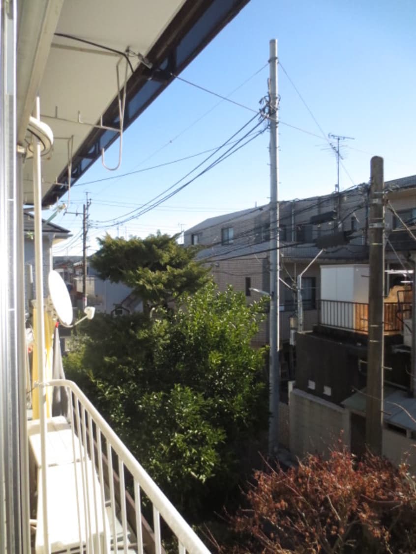 室内からの展望 旭丘コーポ