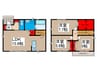 舎人戸建Ｈ 3LDKの間取り