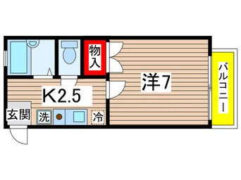 間取図 ハイツ恵