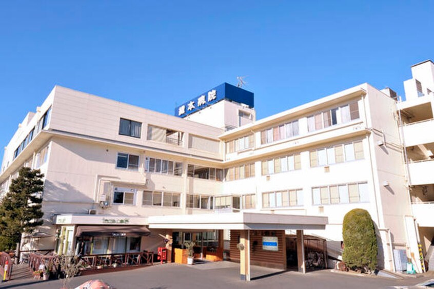 織本病院(病院)まで600m 旭が丘１丁目貸家