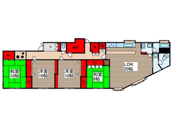 間取図 グランシティ新柏