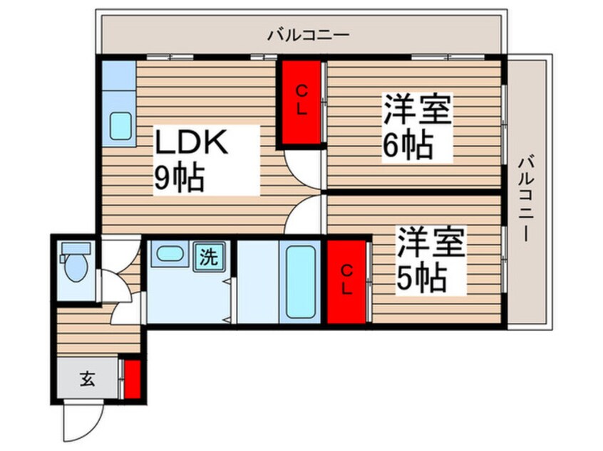 間取図 グランシティ新柏