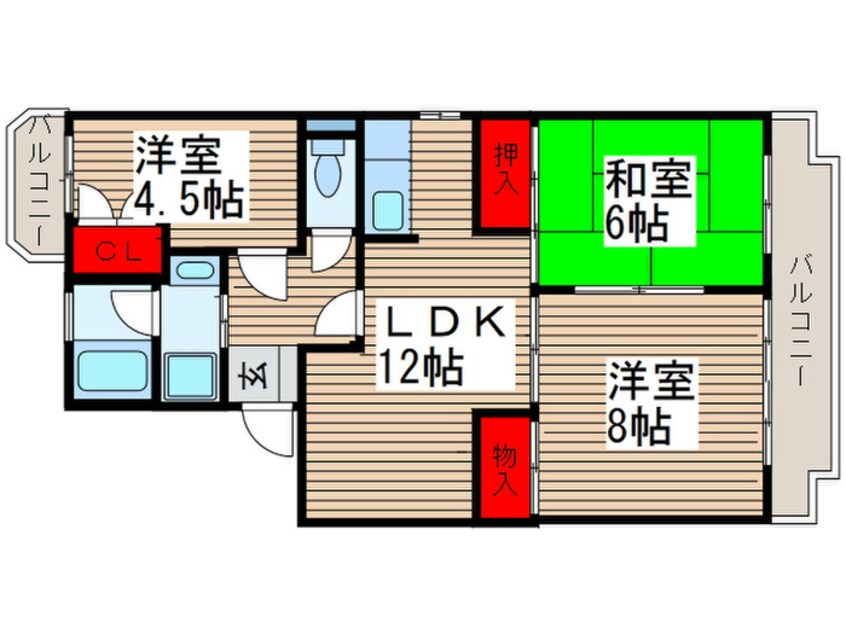 間取図 ファミドール  青葉