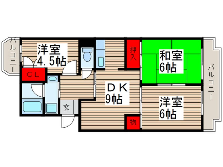 間取図 ファミドール  青葉