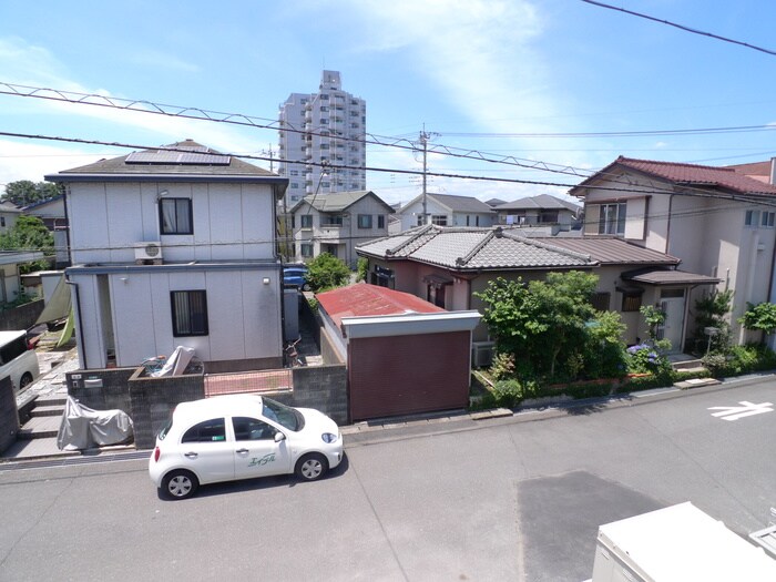 室内からの展望 マトリカリア