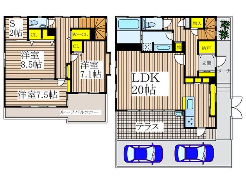 間取図 石神井台５丁目戸建