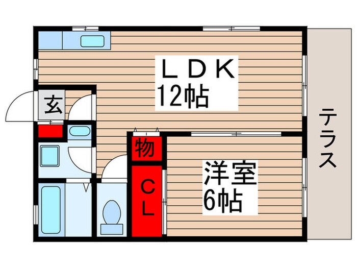 間取り図 メゾンオ－キスＢ