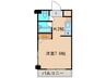 要ビル 1Kの間取り