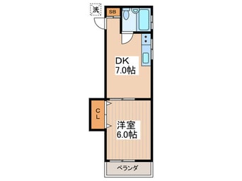 間取図 サンハイツ竹内