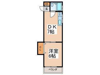 間取図 サンハイツ竹内