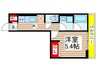 エスペランサ 1Kの間取り