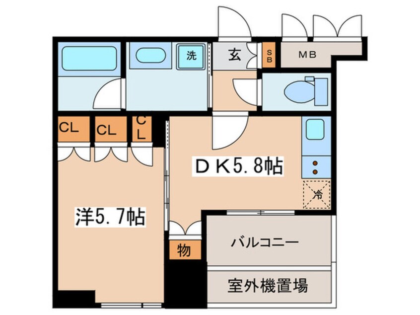 間取図 ウェストパ－クタワ－池袋(7階)