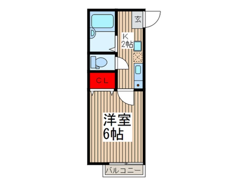 間取図 第44アベニュー美園