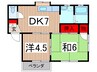 小井沼コーポⅡ 2DKの間取り